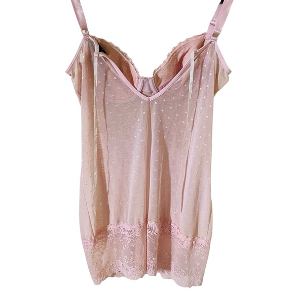 Rampage Pink Sheer Lingerie 1pc - Picture 4 of 6